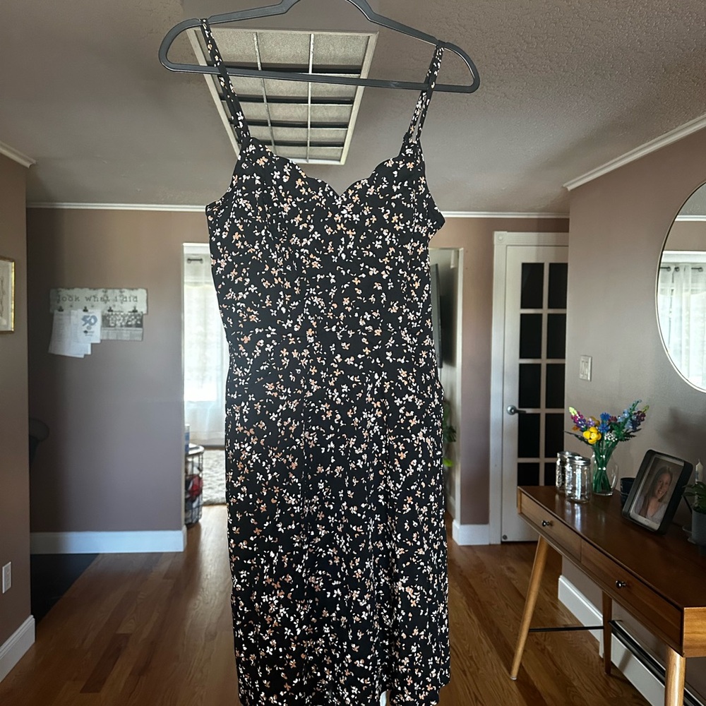 Hawth Floral Black Dress